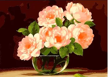 

Painting by numbers Premium: THE crystal vase