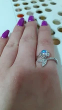Anillo ajustable con forma de luna y cola de Plata de Ley 925 auténtica para mujer, joyería fina con personalidad, accesorios elegantes para fiesta