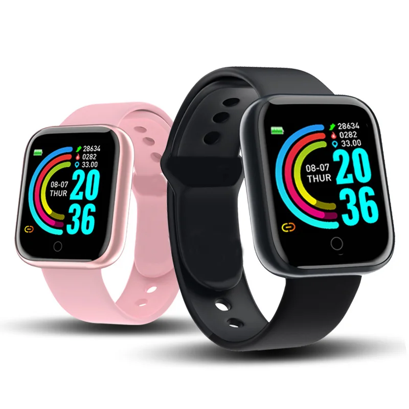 Смарт часы Y68 Фитнес браслет Умные D20 PRO Браслет Bluetooth Smart Watch Шагомер Пульс Новые из