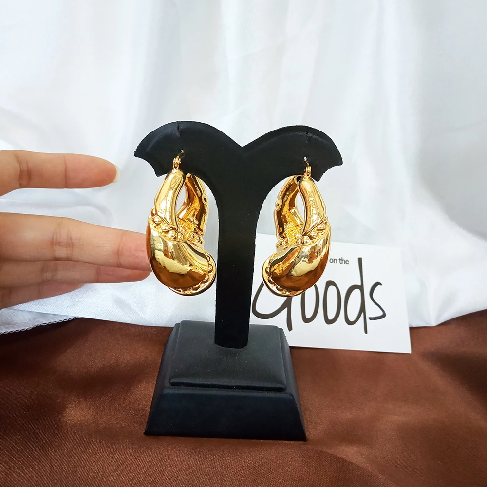 Африканские золотые металлические Висячие серьги для женщин Паровые серебряные большие круглые дизайнерские массивные Серьги Brincos геометрические ювелирные изделия mirafeel