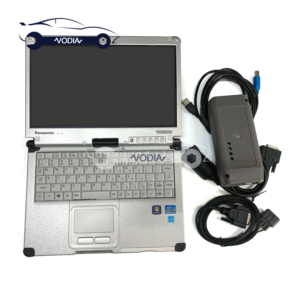 

diagnostic kit JCB excavator diagnostic scanner for JCB Electronic Service tool Interface Service Master +CF C2 laptop