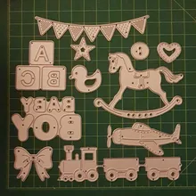 Cutting-Dies Craft Diy Scrapbooking Creative-Decoration Handmade Metal Horse QITAI BABY