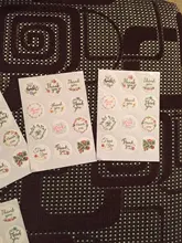 Paper Label-Sticker Stationery Envelope-Seal Wrapping-Cards Flower Business-Gift Multifunctional