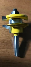Carril del vástago y broca para ranuradora de escalón combinado, cortador de espiga estándar para carpintería, 1-3 uds., 8mm