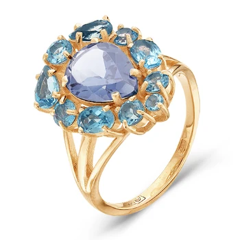 

Silver ring with cubic zirconia color