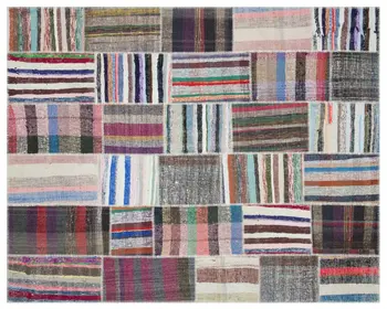 

Handmade Multicolor Vintage Patchwork Rug Area Rug 240x300 Cm-7'10''X9'10''