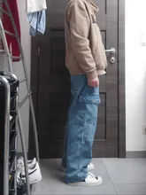 Pantalones vaqueros de pierna ancha para hombre, jeans holgados rectos, ropa de calle para hombre, pantalones de Skateboard informales de Hip Hop, pantalones neutrales de S-5XL