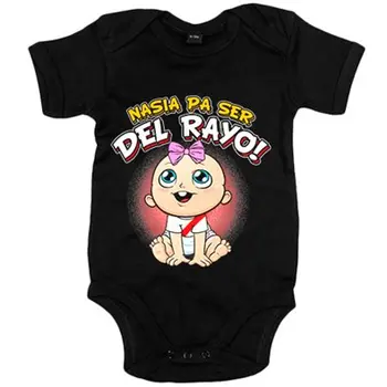 

Baby bodysuit born to be Ray football