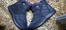 Waterproof Shoes Snow-Boots Womens Female Winter Big-Size Brand Ankle for Super-Warm