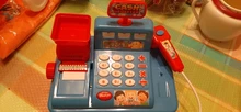 Caja Registradora de juguete para niños, juguetes para juego de imitación electrónico