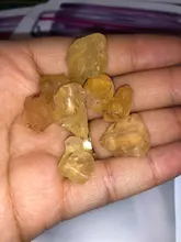 20/50G Natural amarillo crudo cuarzo citrino cristal en bruto espécimen de piedra de curación de cristal de amor de piedras naturales y minerales para acuario