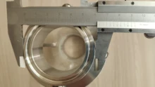 Ferrule Homebrew Tri-Clamp Sight Glass Diopter Stainless-Steel WZJG SS304 New for Diary-Product