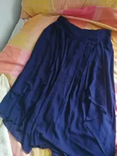 Pantalones de gasa de talla grande 6XL para mujer, falda holgada de pierna ancha, pantalones elásticos elegantes de cintura alta X846, novedad de Verano de 2020