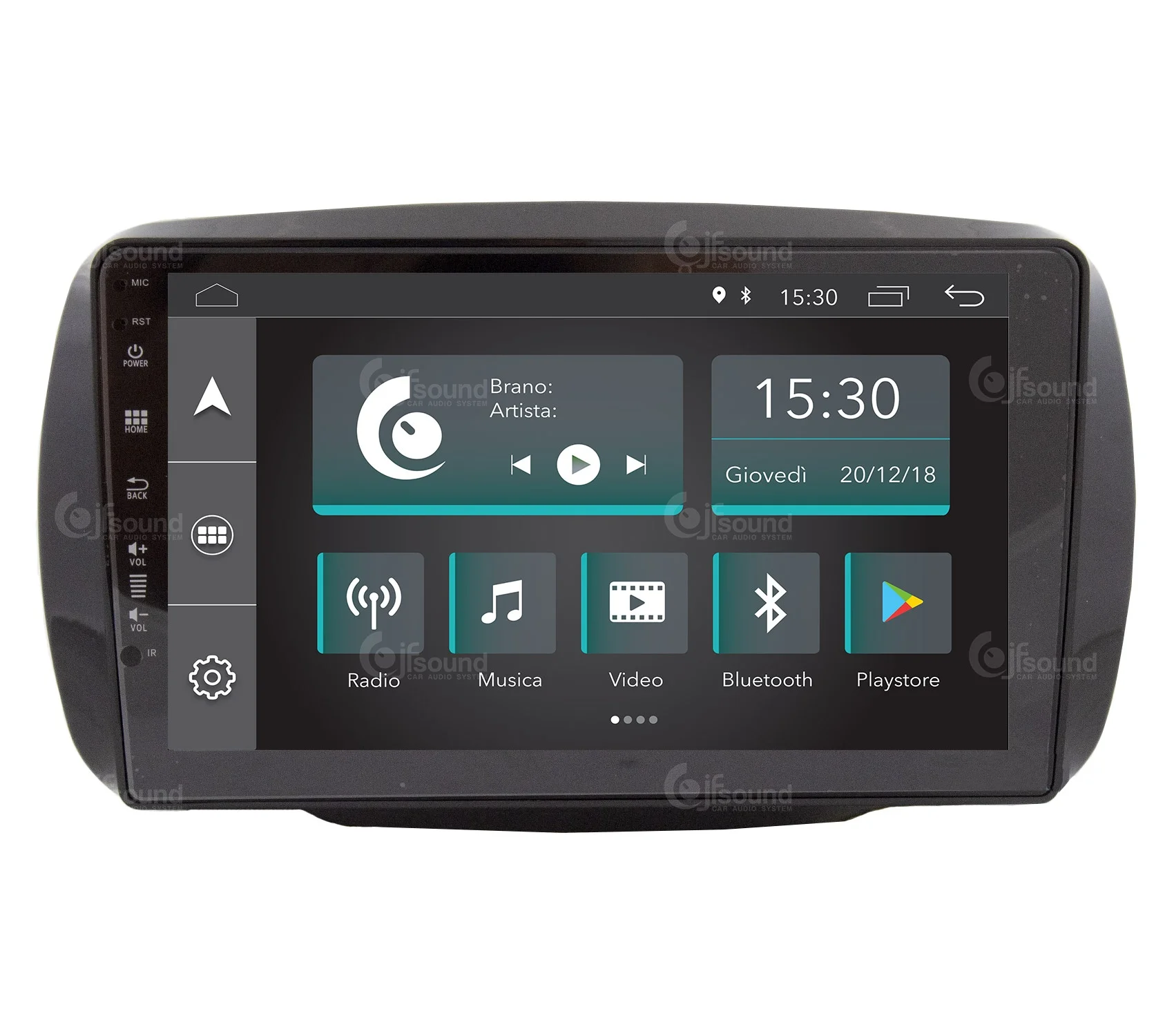 Автомобильное радио Smart 453 Android DAB Gps Bluetooth Wifi Usb Full Hd сенсорный дисплей 9 дюймов |