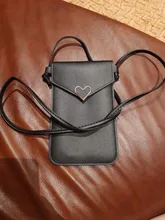 Cartera con pantalla táctil para teléfono móvil, bolso de mano con correa de cuero para Smartphone, Iphone X, S10, Huawei P20