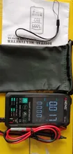 ANENG-multímetro Digital 618C, barra analógica de CC táctil inteligente, valores eficaces verdaderos, probador automático, condensador Transistor profesional, medidor de NCV