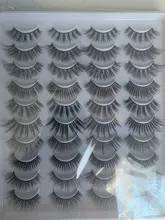 SEXYSHEEP-pestañas postizas 3D naturales, Kit de maquillaje, extensión de pestañas de visón, 8/20 pares, 15-20mm, venta al por mayor