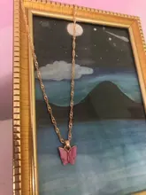 Collar con colgante de mariposa Find Me para mujer, collar sencillo de aleación para clavícula, accesorios de joyería 2020