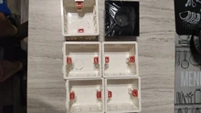 Mounting-Lining-Box Socket Cassette Wall-Switch Wallpad White-Wall for 86--86mm Universal