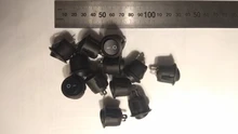 Rocker-Switches Round ON-OFF Black White Mini KCD1-105 6pcs 20mm-Diameter 2-Pin Red