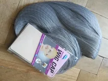 QQXCAIW-Peluca de pelo sintético largo liso para mujer pelucas de pelo sintético resistentes al calor en color negro, blanco, rosa, naranja, morado y gris