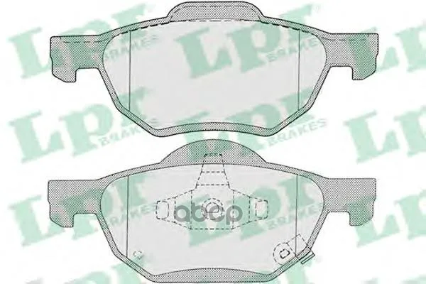 Колодки Тормозные Honda Accord 2.0/2.2/2.4 03 Передние Lpr 05p1211 Lpr арт. 05P1211