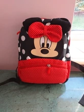 Mochila de dibujos animados de Disney para niños y niñas, preciosa mochila escolar de Minnie, Mickey Mouse, regalo para niños