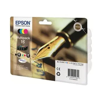 

EPSON Multipack T1626-fountain Pen-Black, Cyan, Magenta, Yellow