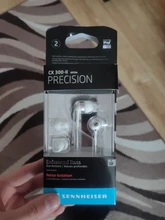 Headset Precision Sennheiser-Cx-300-Ii Earbuds Wired HIFI Deep-Bass Sport Original
