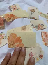 El Sr. De papel 30 unids/caja 8 diseños Ins estilo de flores y hierba serie creativo mensaje cuenta mano Deco DIY caja de cerillas, Material de papel