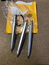 Bolígrafo de tinta de Gel multifunción de 1mm, Calibre Vernier, bolígrafo de papelería, regla de bola, suministros para estudiantes, regalo, 1/2/3 Uds.