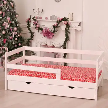 

Baby Bed "sofa” from the 2th up to 12 years, with boxes, natural color