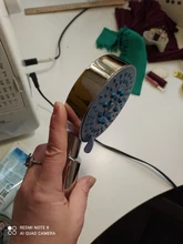 Zhangji-Cabezal de ducha de baño multicapa, boquilla de ABS de cinco funciones galvanoplastia, Panel grande, entrega rápida