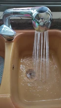 Grifo cromado de repuesto para cocina, cabezal de ducha con pulverizador extraíble, para fregadero de baño, ahorro de agua, acabado cromado, extensión de fregadero