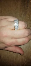 Anillo de acero de estilo Retro Vintage para mujer, joyería de 5 fila de cristales transparentes, anillos de boda de compromiso de acero inoxidable a la moda, gran oferta