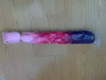 Miss Rola-soporte para extensiones de cabello, 100g, 24 pulgadas, tamaño gigante sintético, BraidsPink, fibra ombré, verde, amarillo, alta temperatura, venta al por mayor