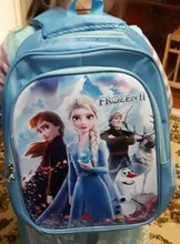 Mochila escolar de dibujos animados de Disney para niñas, bonita mochila para guardería, elsa, Anna