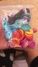 100 Uds 24mm portátil de plástico anillo de carpeta hebilla de 360 grados de rotación de agujero color aprendizaje suministros de encuadernación