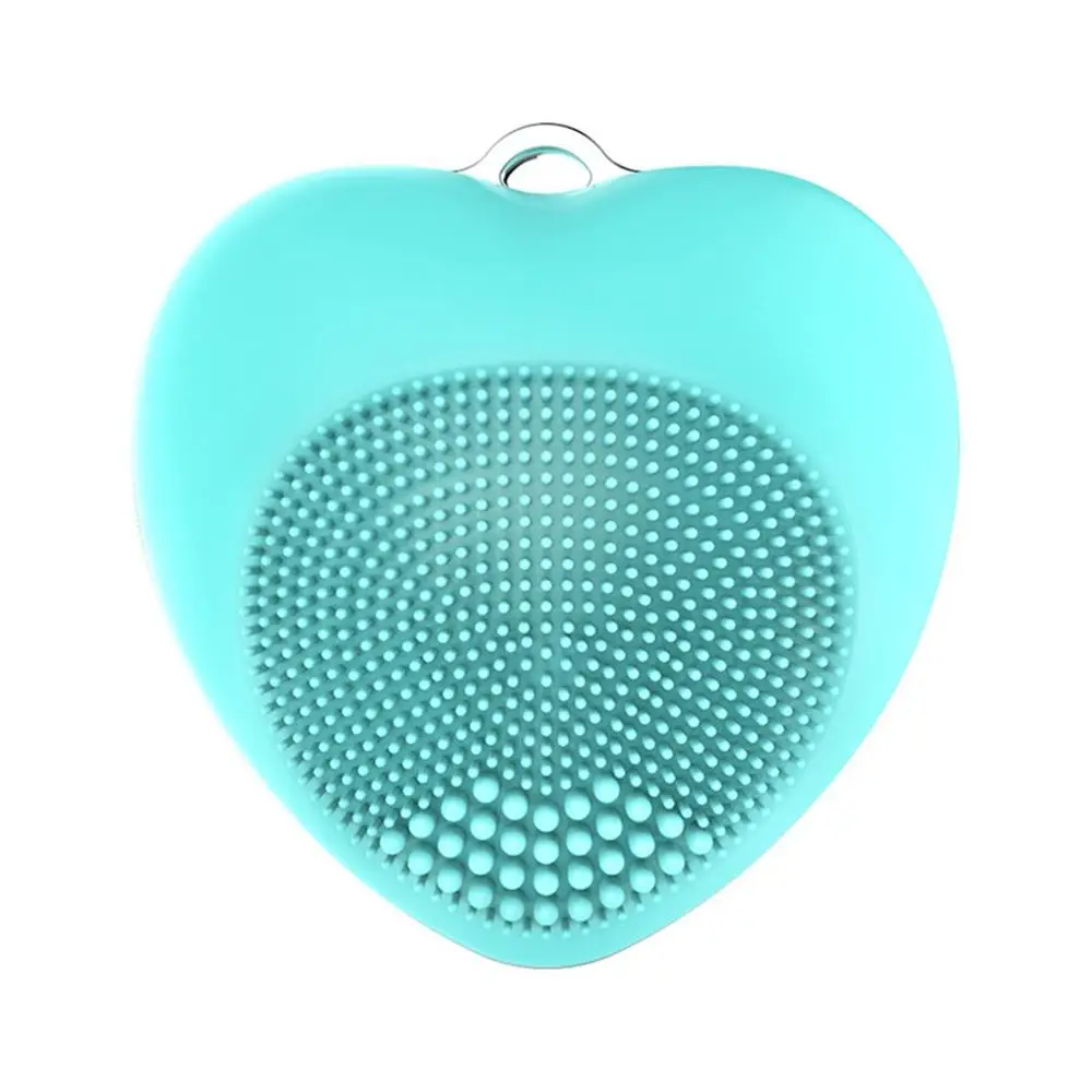 

Compact Size USB Silicone Waterproof Facial Cleaning Brush Soft Silicone Anti-Aging Massager Waterproof Electric Face Cleanser