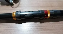 Conjunto de caña de pescar telescópica, engranaje giratorio de carrete de pesca, carrete y caña de pescar