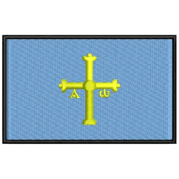 

Bandera ASTURIAS para mascarilla parche bordado Iron patch toppa ricamata gestickter patch patch brode