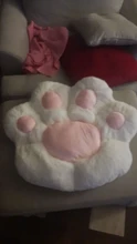 Almohada de felpa con forma de pata para niños, cojín de asiento de Animal, pequeño sofá de felpa, decoración de silla para el hogar, regalo de invierno, 1 unidad