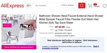 Sink Tap Faucet Shower-Head Bathroom Flexible Bidet-Sprayer Save Water Kitchen External