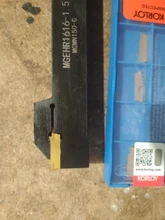 MGEHR1010 MGEHR1212 MGEHR1616 MGEHR2020 MGEHR2525, soporte de herramienta de ranurado externo, hoja de carburo, 10 Uds.