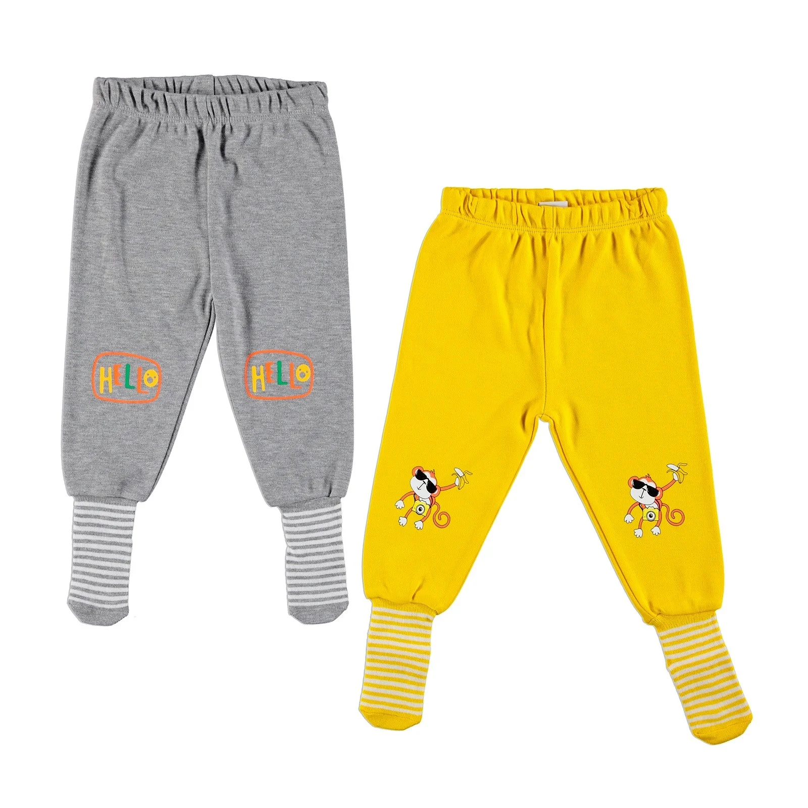 Ebebek HelloBaby/детские штаны с принтом; Комплект носков