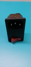 AC Socket Inlet-Plug-Connector 10a Fuse Iec320 C14 Female Electrical 3-Pin 250V LED Red