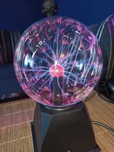 Lighting Decor Touch-Lamp Plasma-Ball Crystal Led-Night-Light Christmas Novelty Magic