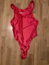 One-Piece Swimsuit XCKNY Sexy Womens T-String Slim AESCO Oil-Gloss Tights Dead-Pool