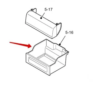 

Refrigerator box sahrp, code A314
