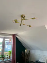 Lighting Ceiling-Lamps Romantic Bedroom Minimalist Modern Golden Warm And Creative Personality